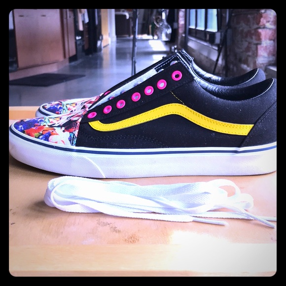 low top vans custom